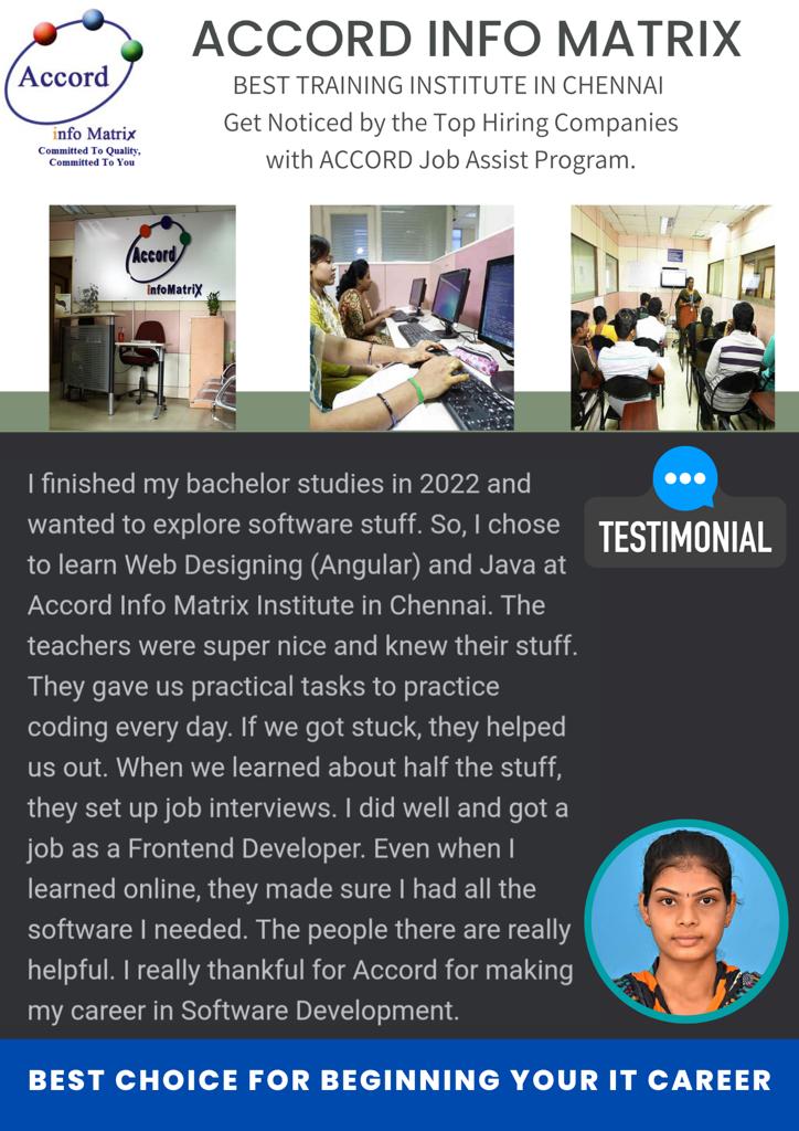 Student Testimonial